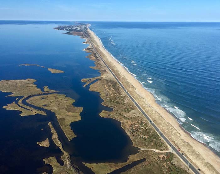 Outer banks in North Carolina